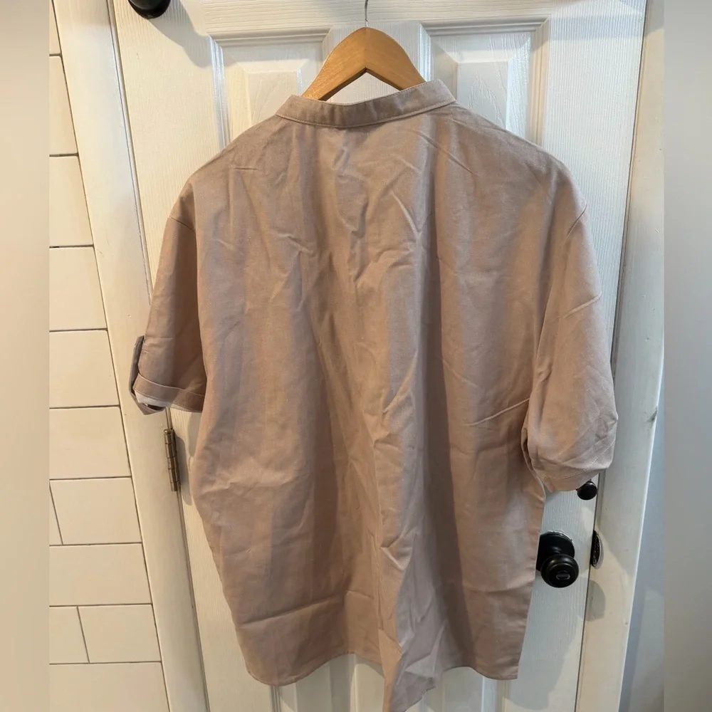 ALOHAS Beige and Black Patterned Shirt
